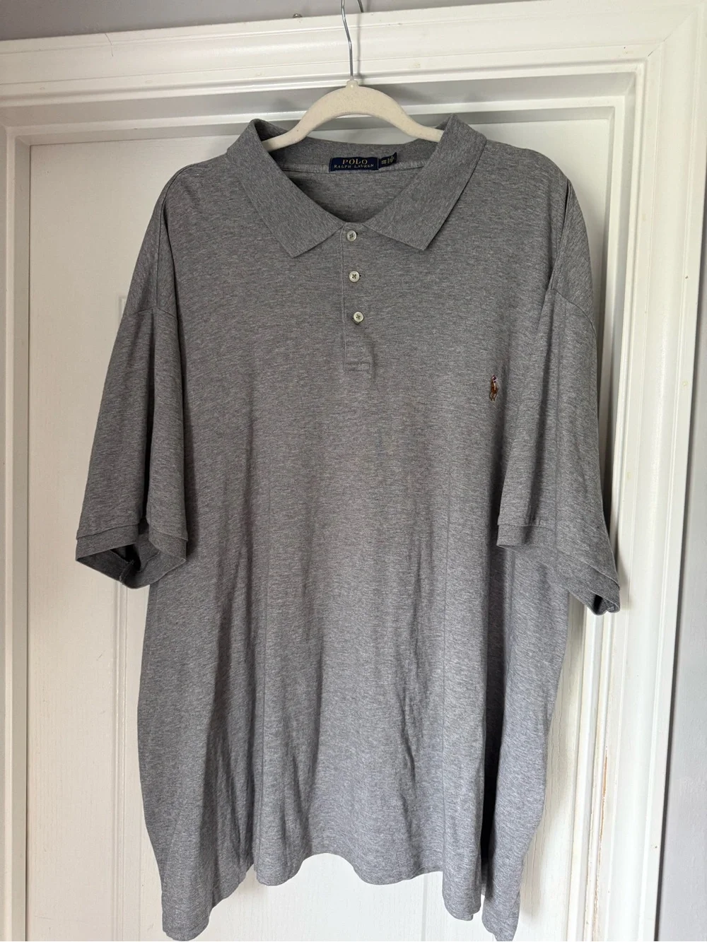 Ralph Lauren Heather Gray Short-Sleeve Polo